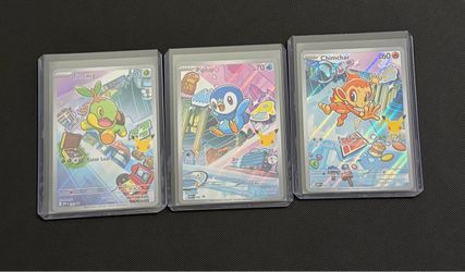 Pokemon TCG - First Partner Illustration Series 1 - Sinnoh Gen 4 - Starter Set