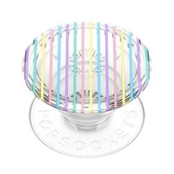 PopSockets Translucent Colorblock Phone Grip with Expanding Kickstand Clear NEW