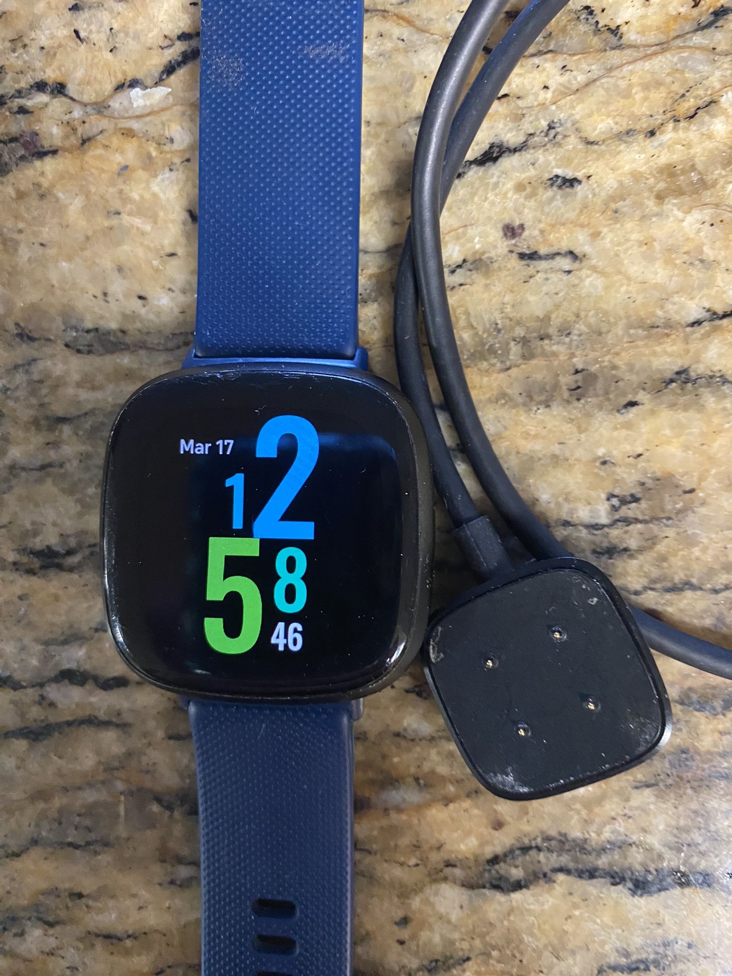 Fitbit Versa 3  In Good Condition Comes With A Charger 