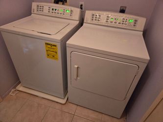 GE Profile washer and dryer set