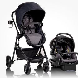 New EvenFlo Pivot Stroller System. Gray 