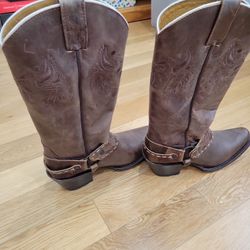 Leather Cowboy Boots Women