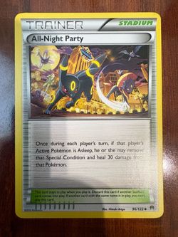 Pokemon All-Night Party 96/122 XY BREAKpoint Non-Holo Uncommon 2016 NM