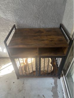 Wooden Dog Crate Furniture with Storage