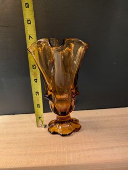 Vintage Fenton Valencia Handkerchief Vase 