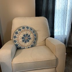 White Sofa Recliner Chair 