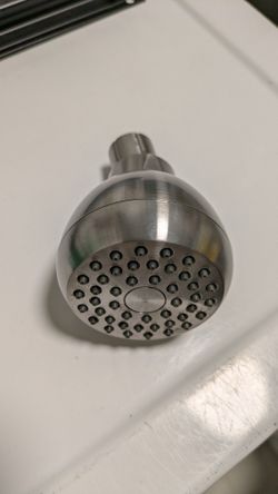 Free Shower Head brushed nickel finish