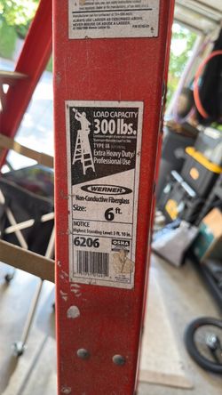 6 ft Ladder 300lb load