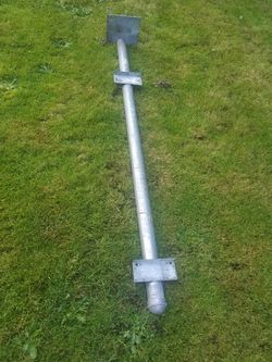 Fence post with base