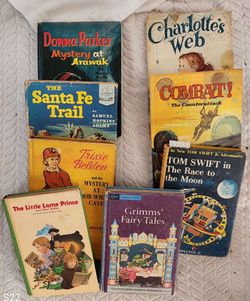 Children's books vintage × 8