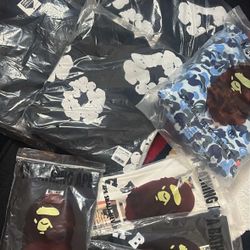 Denim Tearz & Sp5der Hoodie 