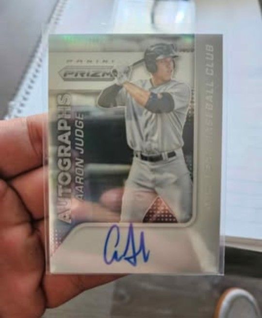 2015 PANINI PRIZM AARON JUDGE AUTO CARD