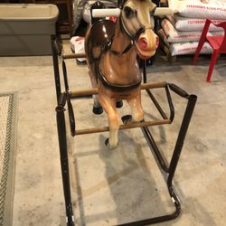 Antique rocking horse