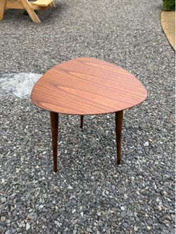 Mid century modern inspired side table