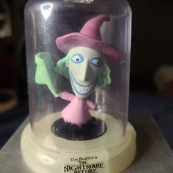 Preowed, Disney Nightmare Before Christmas Domez 3" Glow In The Dark Miniature "Shock" 
