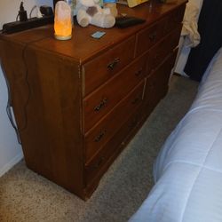 Six Drawers Dresser Wood 