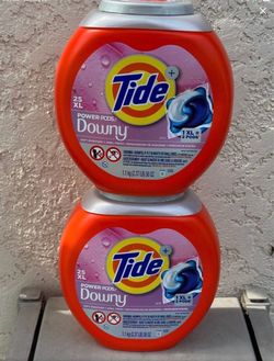 Tide pods with downy