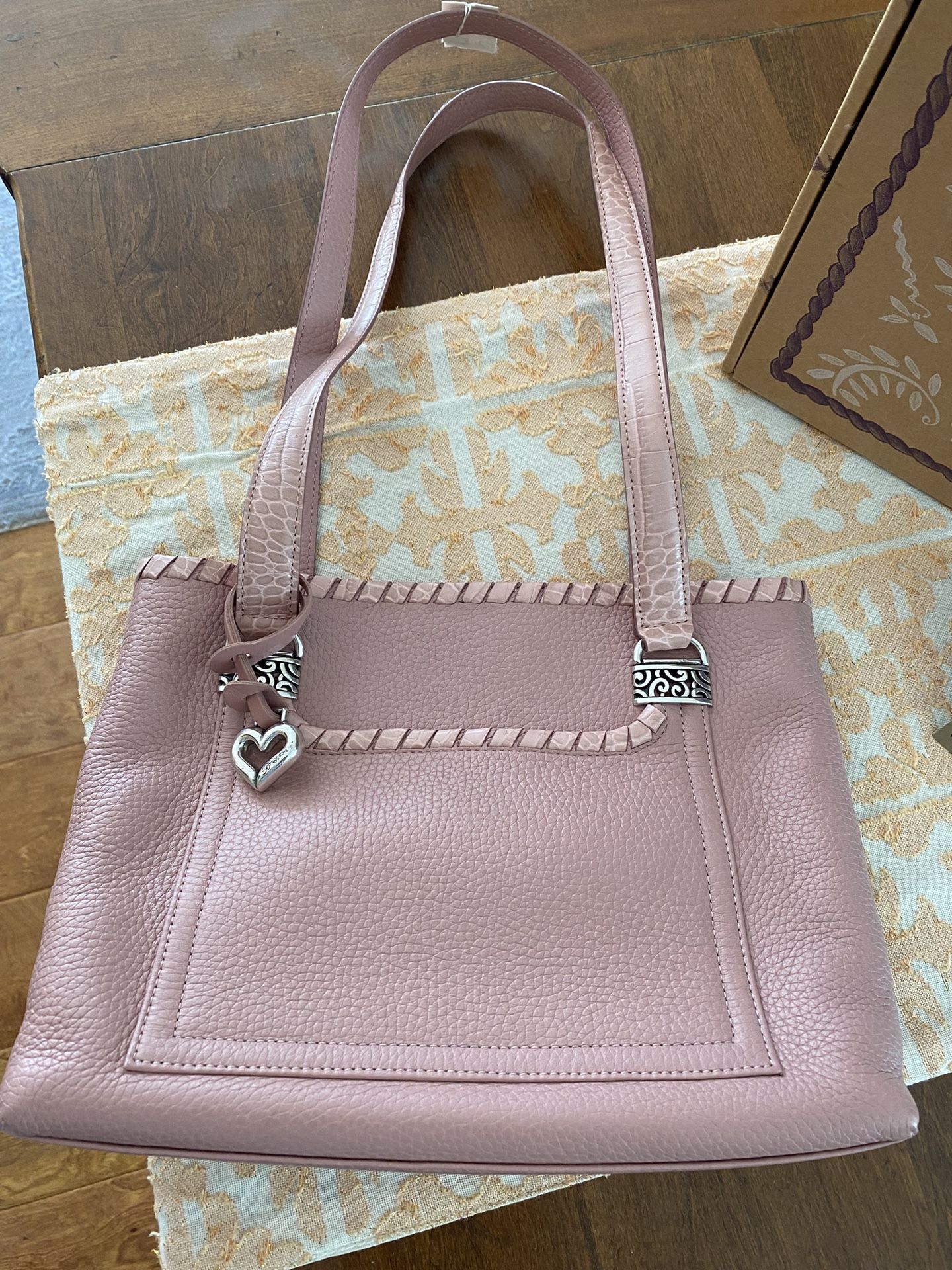 Brighton Pink Purse With Floral Interior Lining