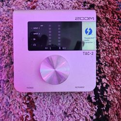 a Zoom TAC-2 Thunderbolt Audio

Converter Interface 