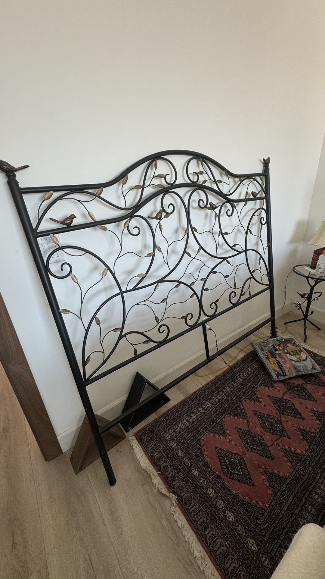 Queen Headboard And Queen Spring Box 