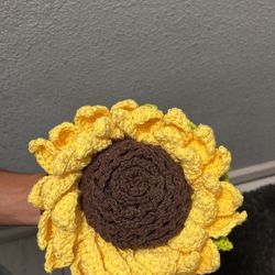 sunflower eternal crochet rose