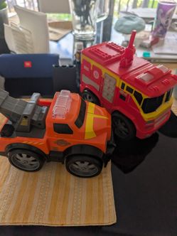 Tow truck & Fire truck