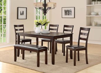 Table + 4 Chairs + Bench