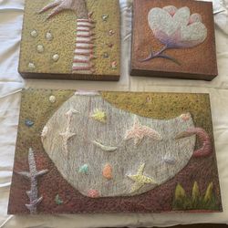 Copper Painted Artwork 