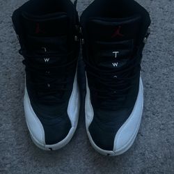 JORDAN 12 black/white