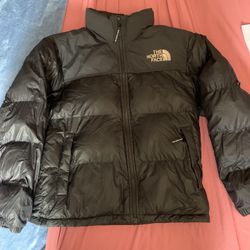 North face nuptse on ball jacket