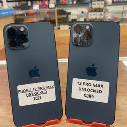 12 Pro max (UNLOCKED) 128GB 