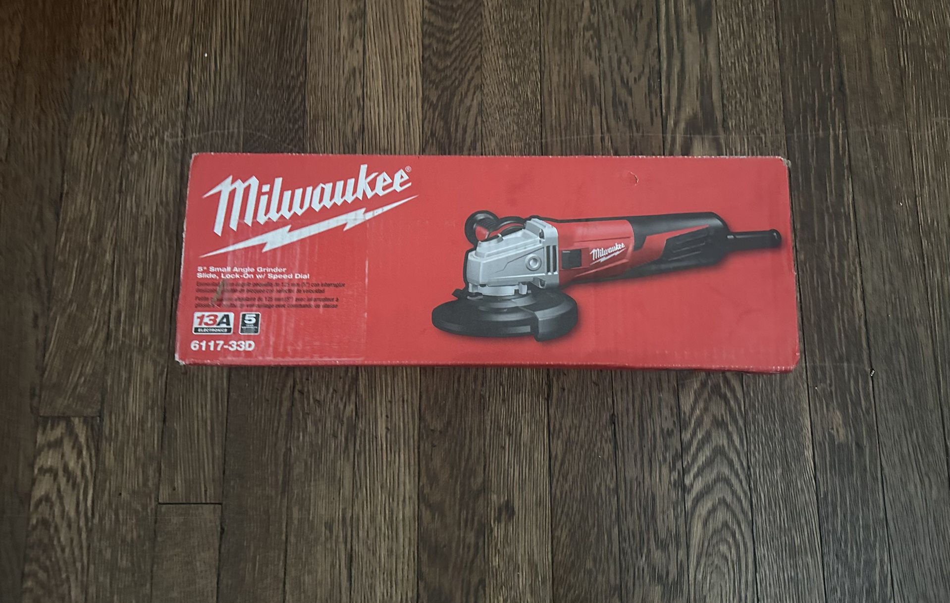 Milwaukee 13amp Grinder 5” (new)