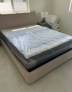 NEW MATTRESS FULL SIZE PILLOW TOP WITH BOX SPRING