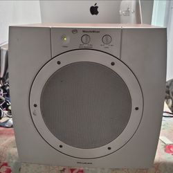 Wharfedale MovieStar Powered Subwoofer 110W RMS Wired Silver/Brown