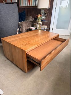 Anton honey wood coffee table