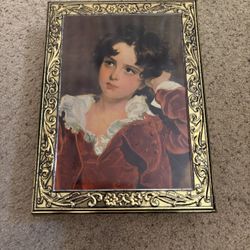 Vintage Gold Framed Picture Box
