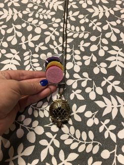 Aromatherapy Essential Oil Owl Necklace