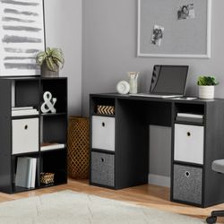 11" 6-Cube Storage Organizer, Black