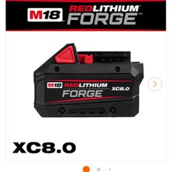 M18 18V Lithium-Ion REDLITHIUM FORGE XC 8.0 Ah Battery Pack