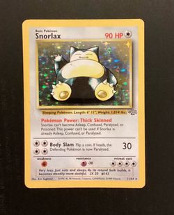Snorlax Holo Rare Pokémon Jungle