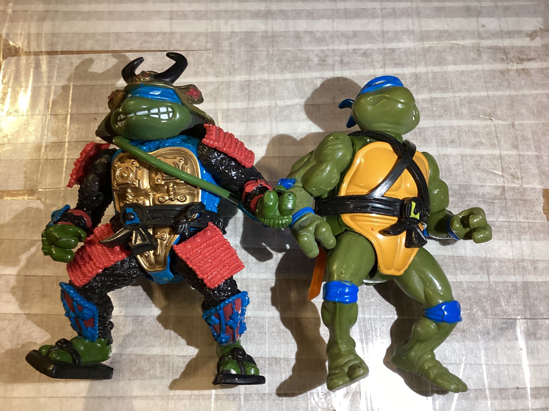 2 TMNT 1988 &1990 Teenage Mutant Ninja Turtles Playmates Donatello Action Figures