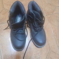 Men Work Boots Steel Toe Size 7.5