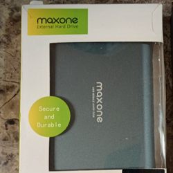 New Condition Maxone External Hard drive 500gb