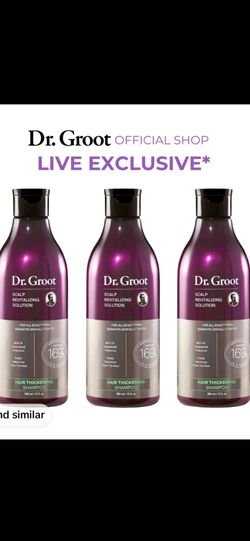 DR. GROOT Scalp Revitalizin Solution / Hair Thickening Shampoo