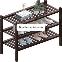 Bamboo Shoe Rack