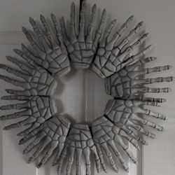 Skeleton Hand Wreath