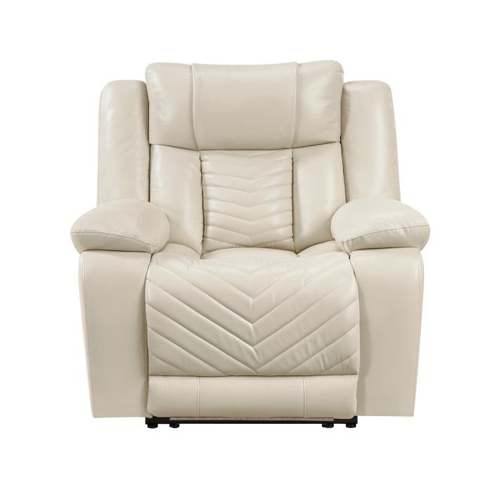 Power Reclining Chair with LED and Charging Ports