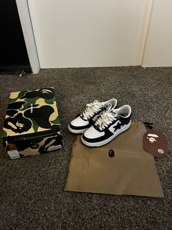 Bapesta Black And White