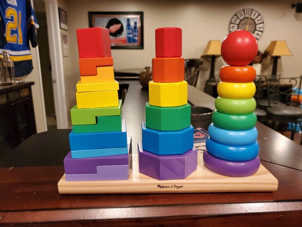 MELISSA AND DOUG, STACKABLE.TOY