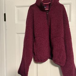 Girls Sherpa Style Coat 